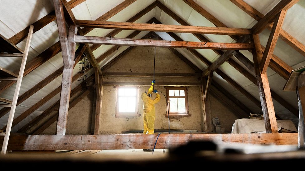 Ochrana a sanace dřeva Airless postřikem