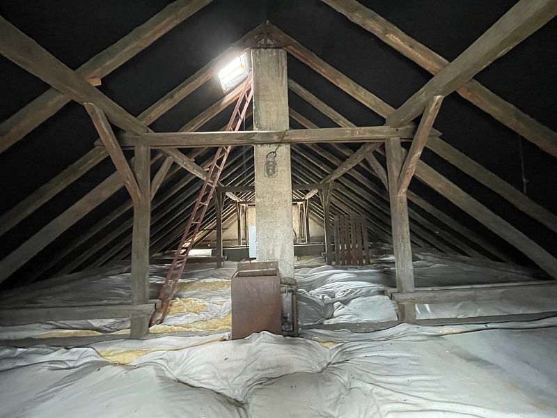 Ozdravení krovu, likvidace dřevokazů a zateplení podlahy půdy rodinného domu ve Chvalešovicích