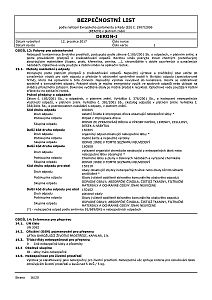 DERON I bezpečnostní list