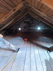 Komplexní sanace krovu a odvětrání půdy rodinného domu v Liberci