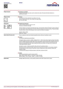 Remmers BAQ 20 – Technický list