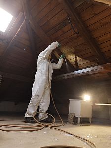 Sanace krovu a likvidace tesaříka krovového v rodinném domě v Mnichovicích