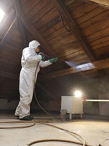 Sanace krovu a likvidace tesaříka krovového v rodinném domě v Mnichovicích