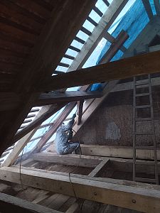 Sanace krovu a stropu kaple sv. Archanděla Michaela v obci Kosova Hora