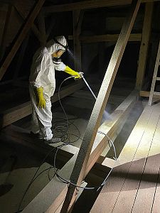 Sanace krovu, stropů a věže kostela sv. Marka v Soběslavi