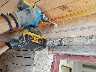 Sanace roubenky napadené dřevokazným hmyzem v obci Srní