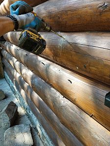 Sanace srubu napadeného tesaříkem krovovým v Soběšovicích